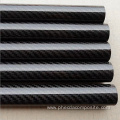 Twill weave 25mm glossy carbon fiber tube pipe